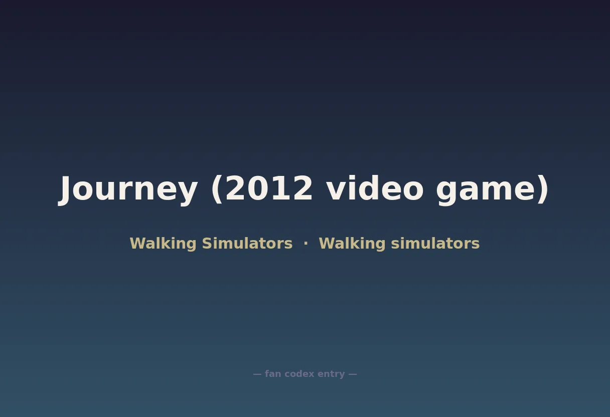 Journey (2012 video game)