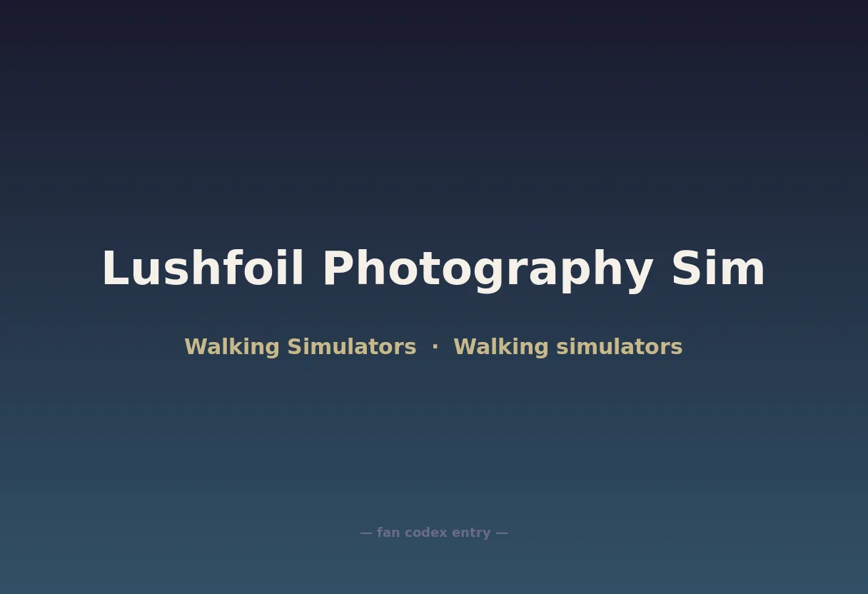 Lushfoil Photography Sim