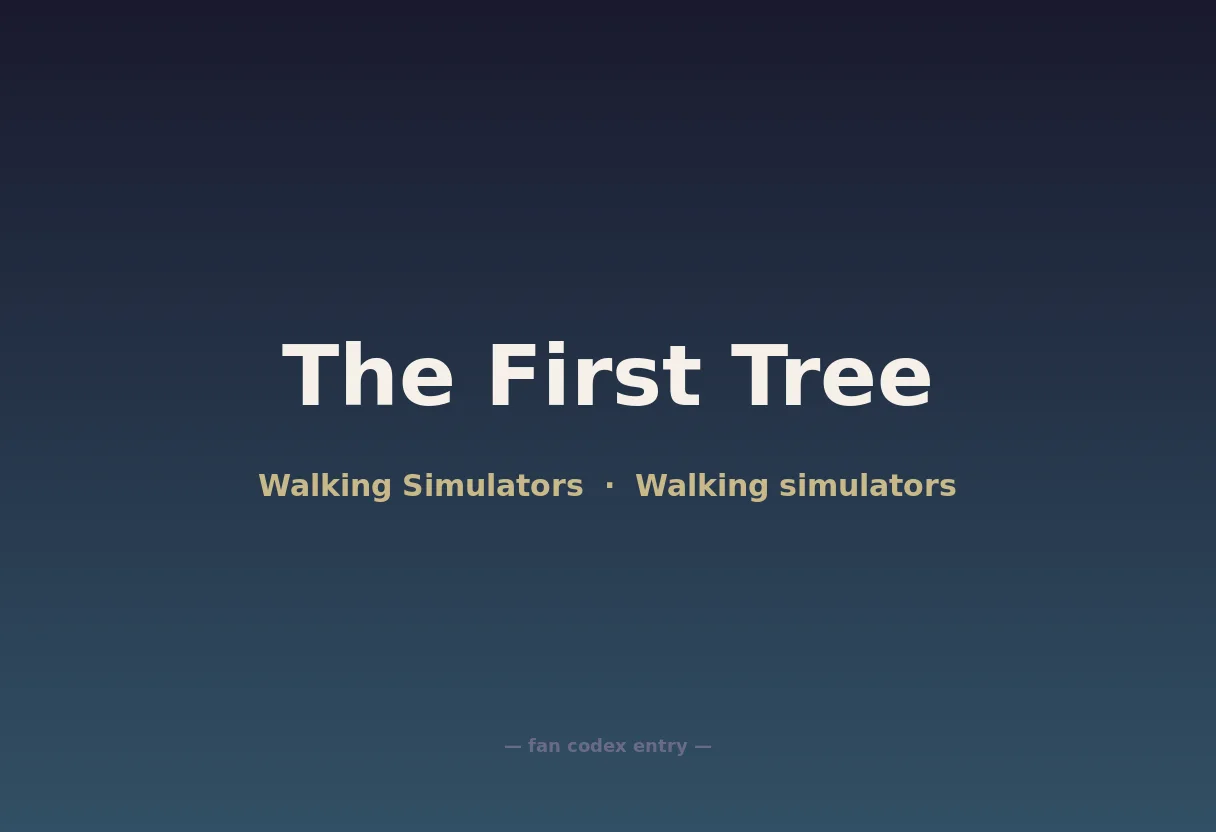 The First Tree